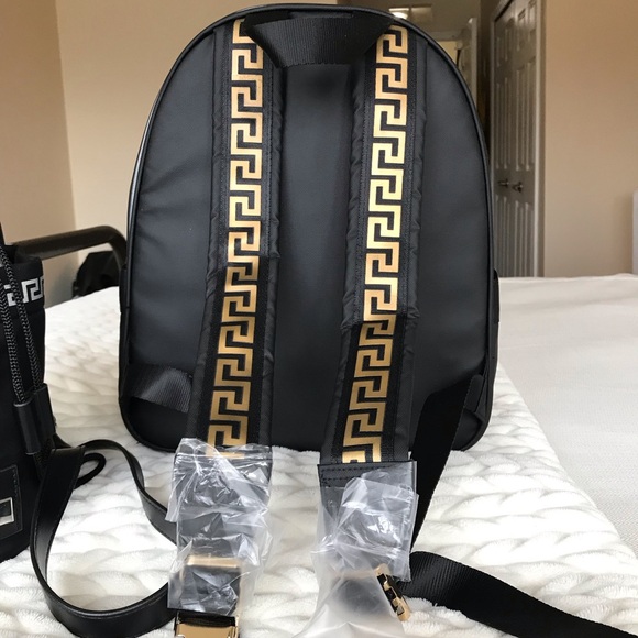 Versace Parfum Backpack And Crossbody Bucket Bag Wristlet, Both NWOT - Picture 11 of 16